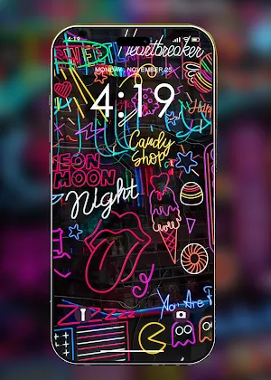 Neon Wallpaper Screenshot 0