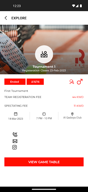 Rec Sport Screenshot 1