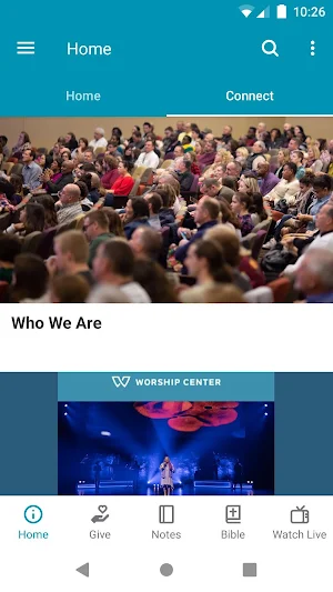 Worship Center Screenshot 1