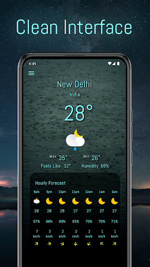 Weather forecast daily-hourly Screenshot 0