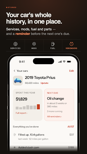 Motored: Car Maintenance Log Screenshot 0