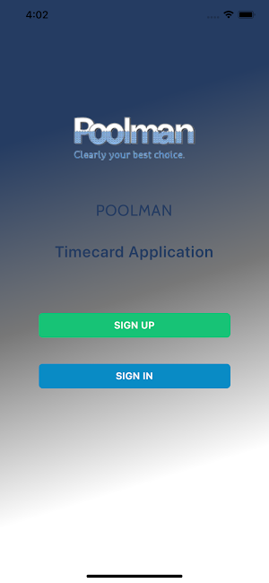 Poolman Timecard Screenshot 0