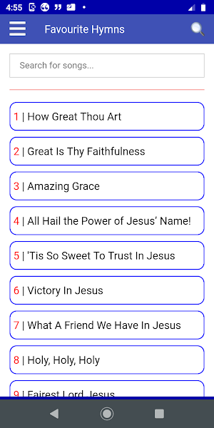 America's Favorite Hymns audio Screenshot 0