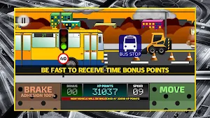 City Bus Driving Simulator 2D - bus driver sim Screenshot 2