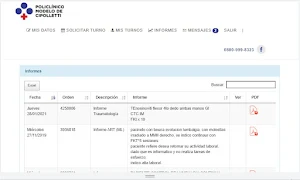 Portal Policlinico Cipolletti Screenshot 3