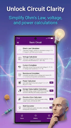 Electrical Eng. Calculator Screenshot 2