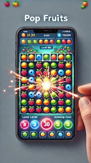 Pop Fruits: Match Puzzle Screenshot 1