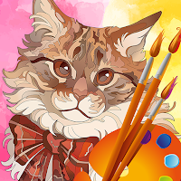Watercolor Animals Coloring