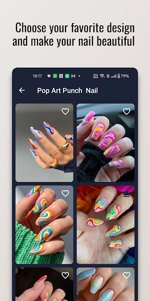Pop Art Punch Nail Art Design Screenshot 2