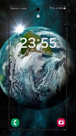 3D Earth Live Wallpaper Screenshot 3