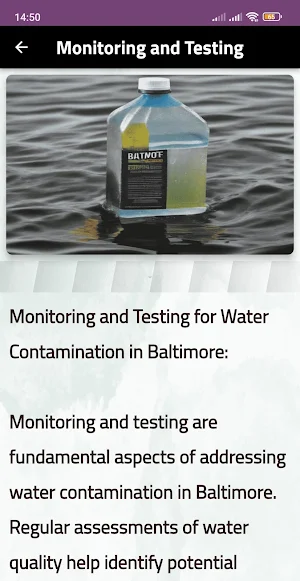 water contamination baltimore Screenshot 1