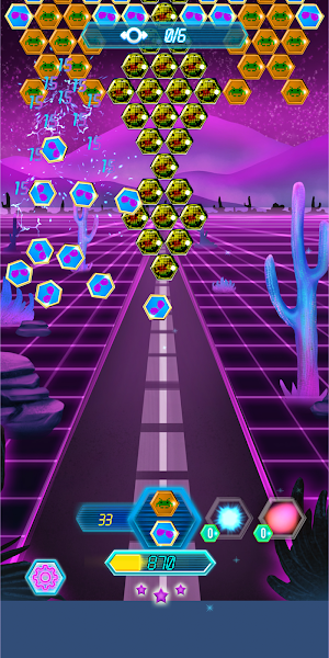 Retro Pop 80`s Bubble Shooter Screenshot 3