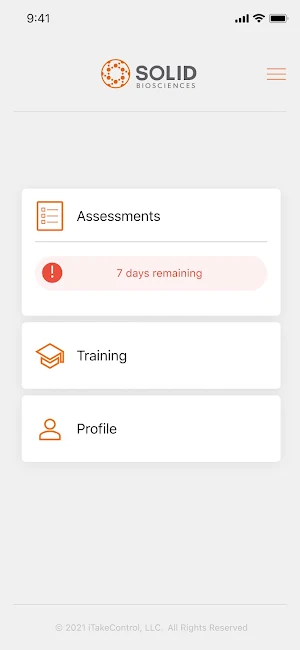 Solid Remote Assessment Study Screenshot 1