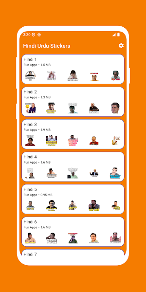 Hindi Urdu Stickers Screenshot 0