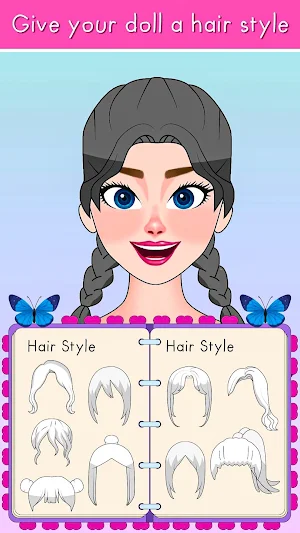 DIY Paper Doll Dress Up Games Screenshot 2