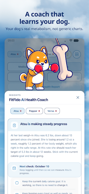 FitFido: Dog Nutrition Tracker Screenshot 2