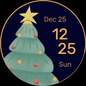 Christmas Tree Watch Face Screenshot 2