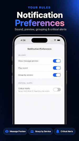 Webhook Push Notifications App Screenshot 2