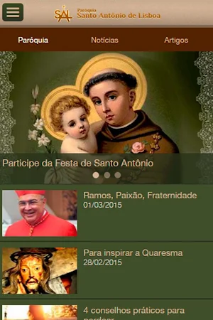 Paróquia Sto Antônio de Lisboa Screenshot 3