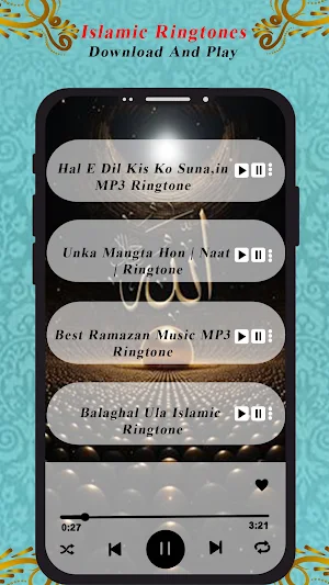 Islamic Ringtones Arabic Naats Screenshot 2