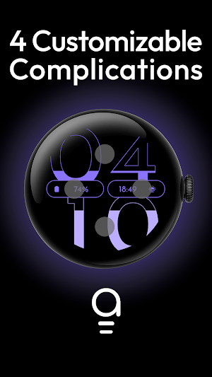 AD TimeRise - Watch Face Screenshot 1