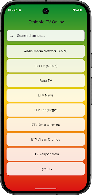 Ethiopia TV Online Screenshot 1