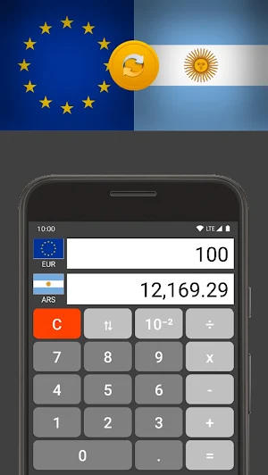Euro / Argentine Peso Screenshot 0