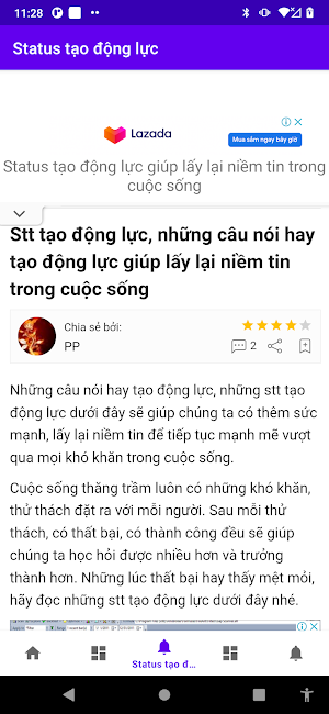 Lời hay ý đẹp-Status ý nghĩa Screenshot 2