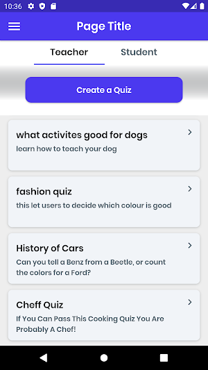 Make Quiz and Share Screenshot 0