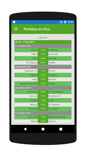 Mexican Soccer Live Screenshot 3