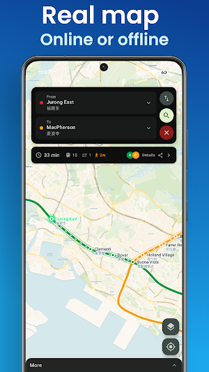Singapore MRT Map: LRT Planner Screenshot 3
