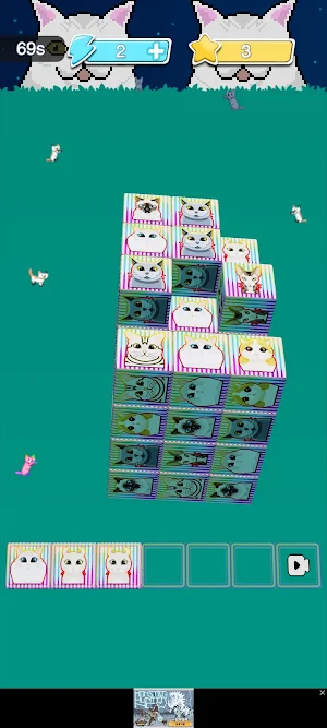 Kitty Cube:3D elimination Screenshot 3
