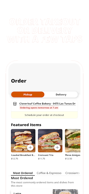 Cloverleaf Coffee Bakery Screenshot 1
