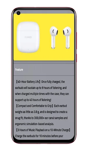 Huawei freebuds se 2 app Guide Screenshot 2