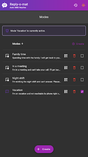 Reply-o-mat: Auto SMS Reply Screenshot 3