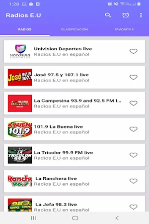 Radios Latinas en Español e Ingles USA Screenshot 0
