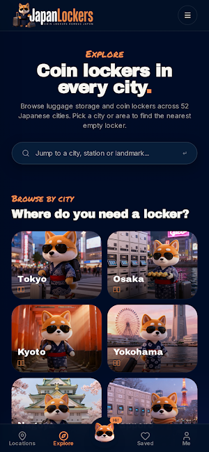 Japan Lockers - Coin Lockers Screenshot 2