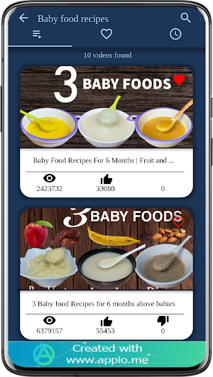 Baby food recipes Screenshot 2