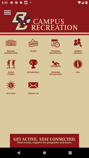 Boston College Campus Rec Screenshot 0
