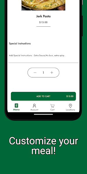 JusYourLuck Catering Screenshot 1