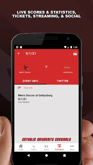 Catholic University Cardinals Screenshot 2