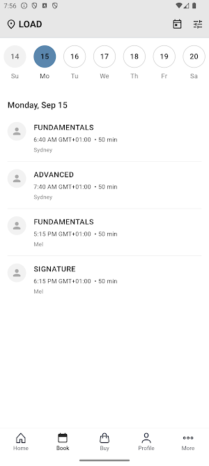 LOAD strength reformer Screenshot 1