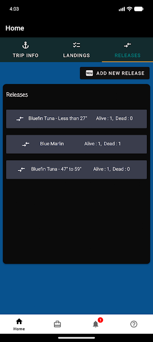 Catch Reporting Screenshot 3