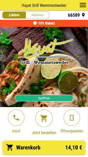 Hayat Grill Wemmestweiler Screenshot 0