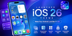 Launcher iOS 26 Theme Screenshot 0