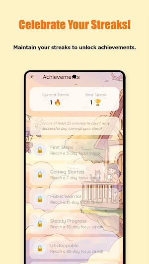 Gamu Neko Pomodoro Focus Timer Screenshot 2