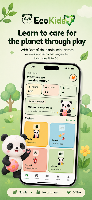EcoKids: ecology for kids Screenshot 1