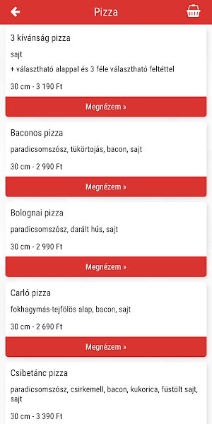 Oázis Étterem Screenshot 1