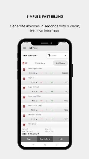 Bill Point – Offline POS App Screenshot 0