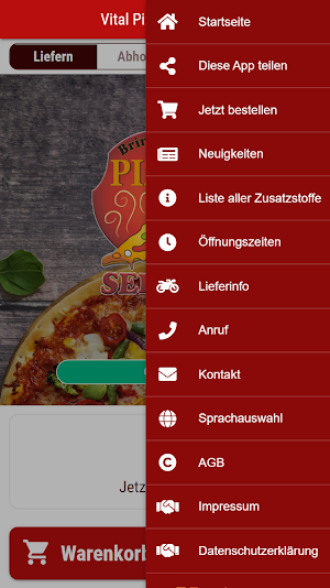 Vital Pizza Hannover Screenshot 2